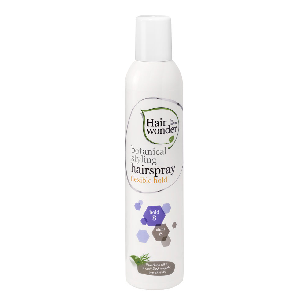 Hairwonder Botanical Styling Hairspray – Flexible hold